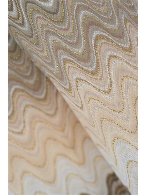 Pantalone Amalia in maglia raschel Beige Mc2 Saint Barth | AMALIA00187H RACHEL SEA WAVE 11